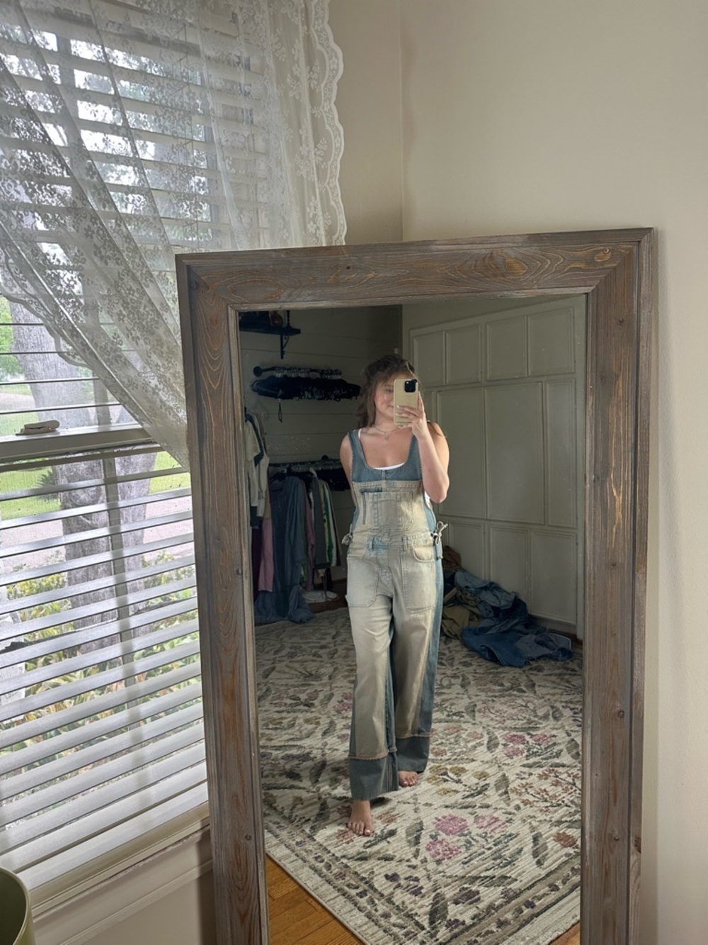 Rare free people denim overalls - Picture 1 of 5